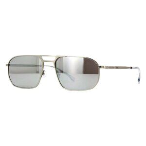 New HUGO BOSS Silver Square 1446/S R81JT Sunglasses Women